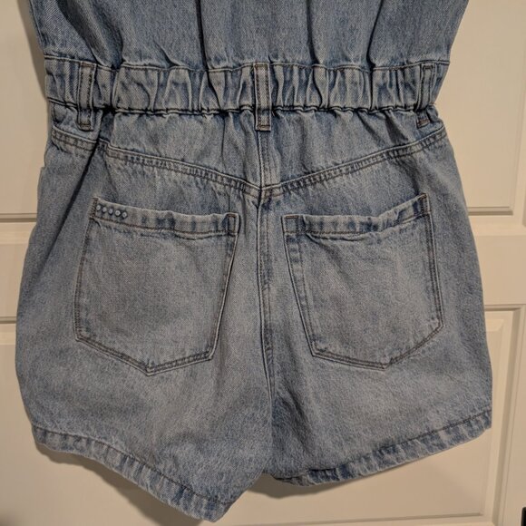 BLANKNYC Denim Button-Up Romper Size Small - Picture 11 of 12